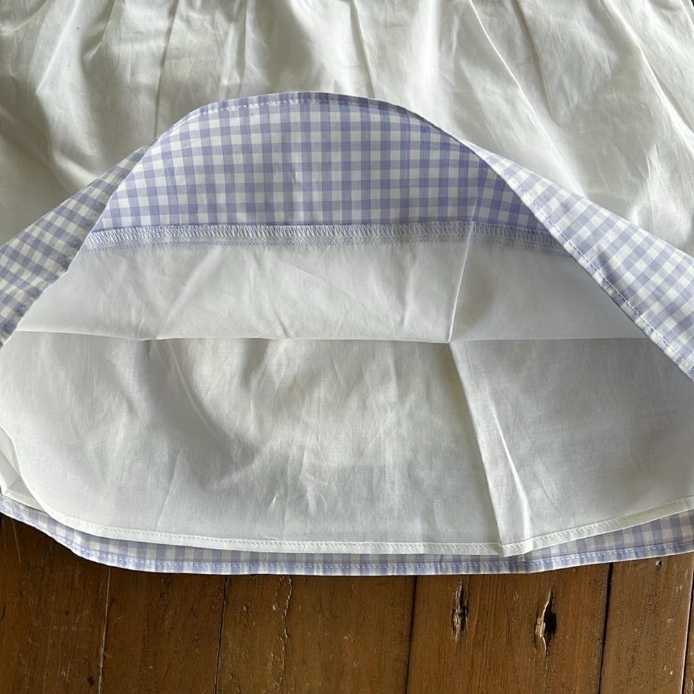 Janie and jack lilac gingham dress nwt - Picture 3 of 6